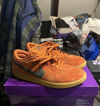Nike Sb Dunk Low Pro burnt Sunrise Vintagegreen