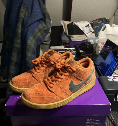 Nike Sb Dunk Low Pro burnt Sunrise Vintagegreen