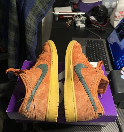 Nike Sb Dunk Low Pro burnt Sunrise Vintagegreen