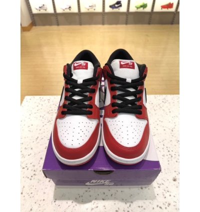 Nike Sb Dunk Low Pro -pack Chicago Varsity Red Black White