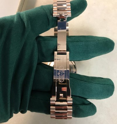 Rolex Day-date 36 Everose Gold Diamond President Slate 128345rbr-0052