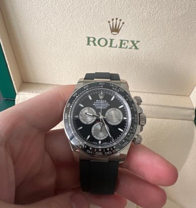Rolex Daytona 126519 Automatic 2024 White Gold Like New Unworn