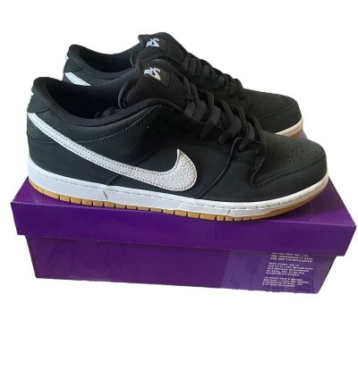 Nike Sb Dunk Low Pro Black White Gum