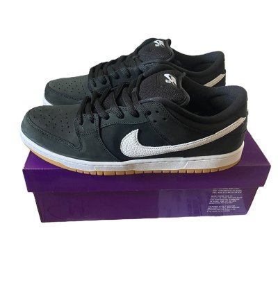 Nike Sb Dunk Low Pro Black White Gum
