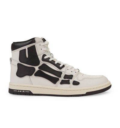 Skel Top Hi White Black Sneakers Size 46