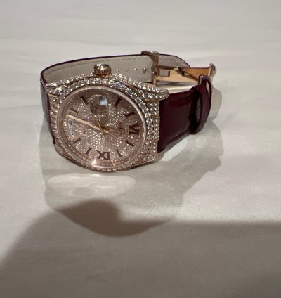 Rolex Day-date 36 Excellent Condition With 800 Brilliant Factory Cut Diamonds