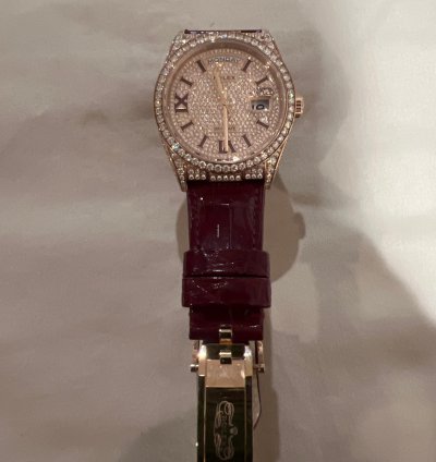 Rolex Day-date 36 Excellent Condition With 800 Brilliant Factory Cut Diamonds