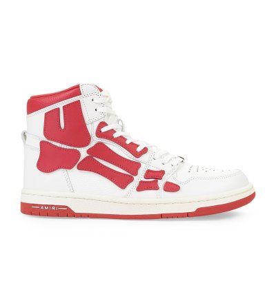 Skel Top Hi White Red Sneakers Size 44