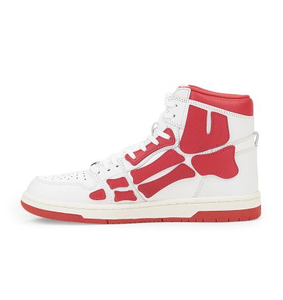 Skel Top Hi White Red Sneakers Size 44