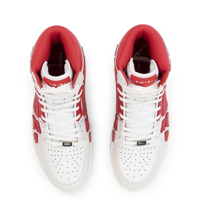 Skel Top Hi White Red Sneakers Size 44