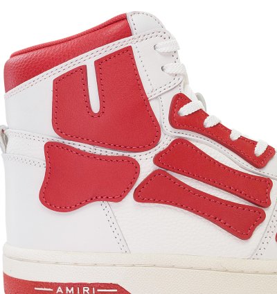 Skel Top Hi White Red Sneakers Size 44