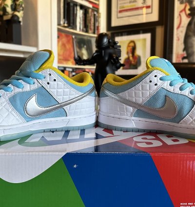 Nike Sb Dunk Low Pro Ftc Lagoon Pulse Dh7687-400 9 5