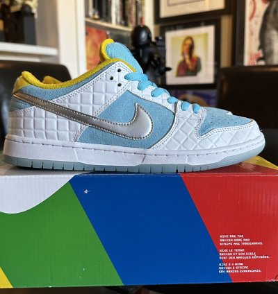 Nike Sb Dunk Low Pro Ftc Lagoon Pulse Dh7687-400 9 5