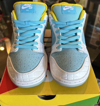 Nike Sb Dunk Low Pro Ftc Lagoon Pulse Dh7687-400 9 5