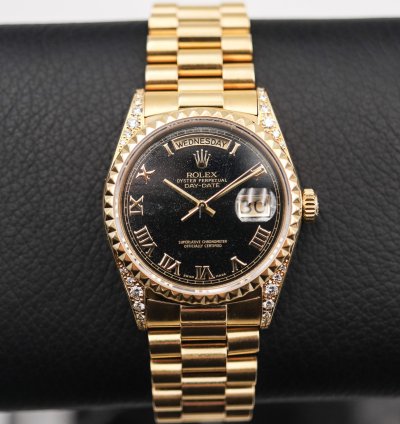 Rolex Day-date 36 Ferrite Dial Day-date 36 Yellow Gold President