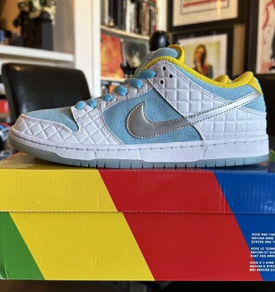 Nike Sb Dunk Low Pro Ftc Lagoon Pulse Dh7687-400 9 5