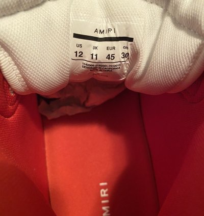 Skel Top High Sneakers In White Red