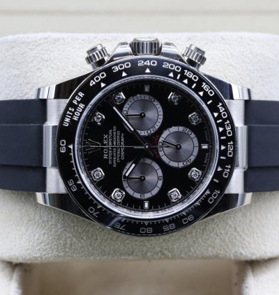 Rolex Daytona 126519ln Diamant Black Diamond Neu 2024 Full Set
