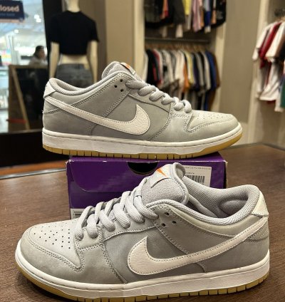 Nike Sb Dunk Low Pro Iso Orange Label Wolf Grey Gum