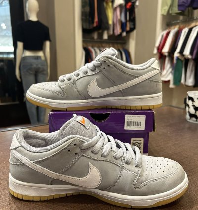 Nike Sb Dunk Low Pro Iso Orange Label Wolf Grey Gum