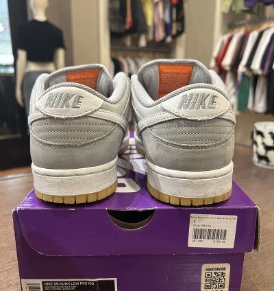 Nike Sb Dunk Low Pro Iso Orange Label Wolf Grey Gum