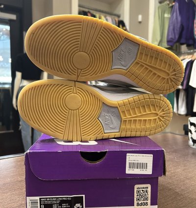 Nike Sb Dunk Low Pro Iso Orange Label Wolf Grey Gum