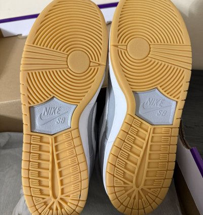 Nike Sb Dunk Low Pro Iso Orange Label Wolf Grey Gum