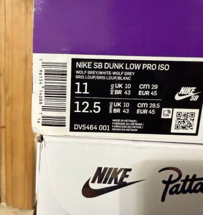 Nike Sb Dunk Low Pro Iso Orange Label Wolf Grey Gum