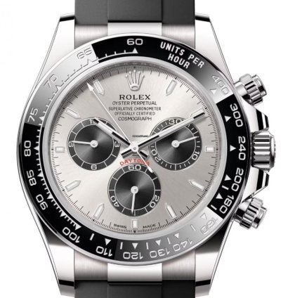 Rolex Daytona 126519ln White Gold Oysterflex Silver Dial Unworn 2024
