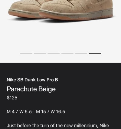 Nike Sb Dunk Low Pro Parachute Beige