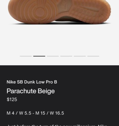 Nike Sb Dunk Low Pro Parachute Beige