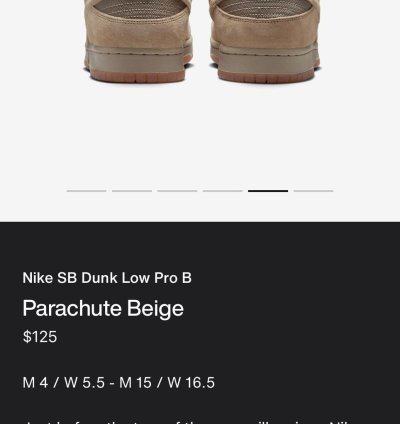 Nike Sb Dunk Low Pro Parachute Beige
