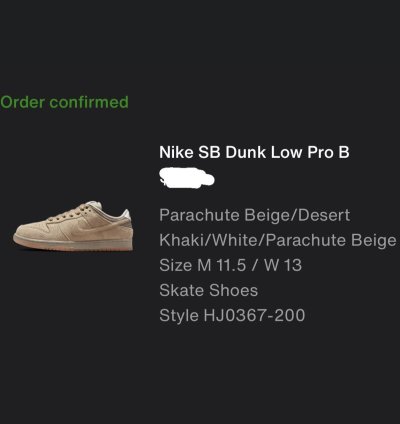 Nike Sb Dunk Low Pro Parachute Beige