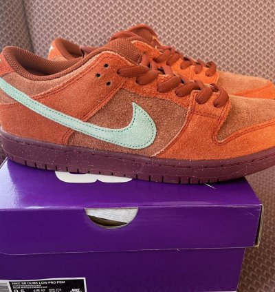 Nike Sb Dunk Low Pro Premium Mystic Red Mens 9 5 New