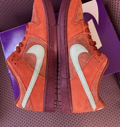 Nike Sb Dunk Low Pro Premium Mystic Red Mens 9 5 New