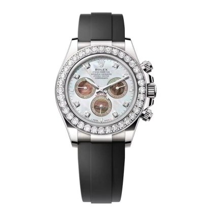 Rolex Daytona 126589rbr 18k White Gold Mop Diamond Dial 40 Mm