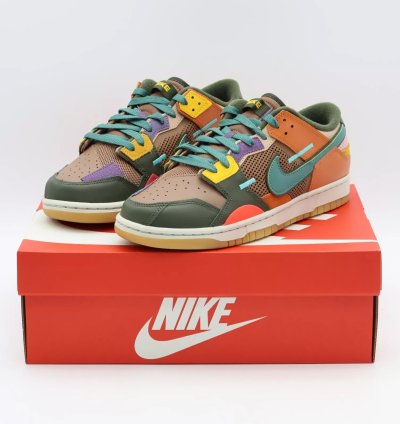 Nike Dunk Low Scrap Archeo Brown Mosaic Bicoastal Sport Spice Db0500-200