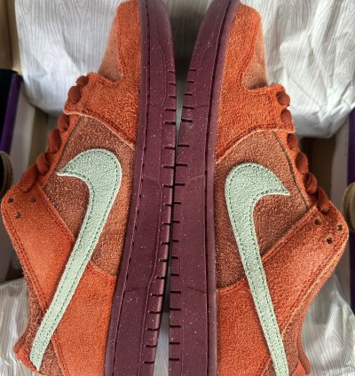 Nike Sb Dunk Low Pro Prm Mystic Red Rosewood