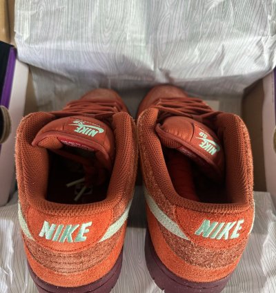 Nike Sb Dunk Low Pro Prm Mystic Red Rosewood