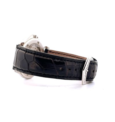 Patek Philippe Calatrava Baguette Diamonds Ref 5118p Rare Platinum Very Good Condt 2007