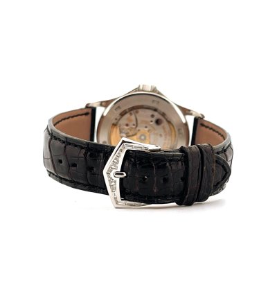 Patek Philippe Calatrava Baguette Diamonds Ref 5118p Rare Platinum Very Good Condt 2007