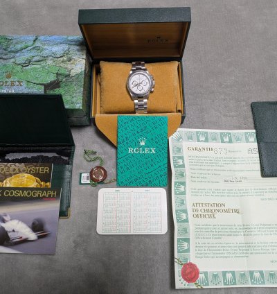 Rolex Daytona 16520 Automatic 2000 Steel Like New Unworn