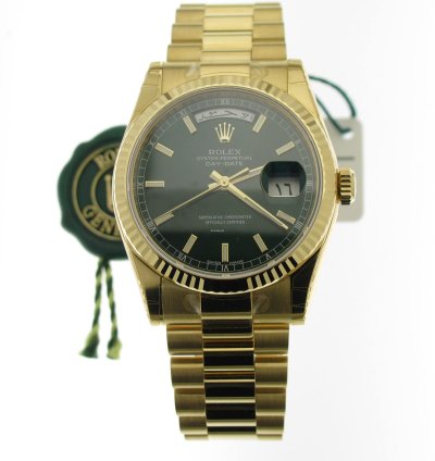 Rolex Day-date 36 Green 118238 Arabic Language Nos