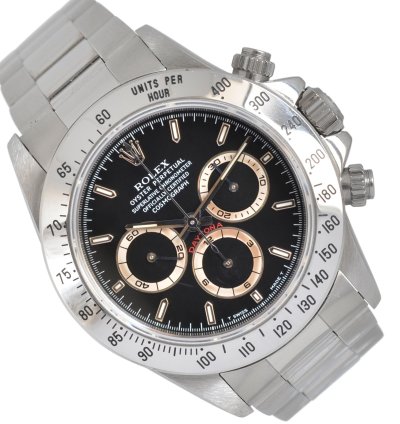 Rolex Daytona 16520 By Patrizzi T66 Series Black Dial New Nos Full Set 1997