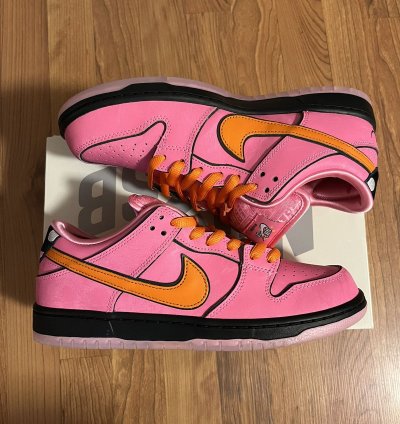 Nike Sb Dunk Low Pro Qs Powerpuff Girls Blossom