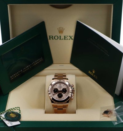 Rolex Daytona 18ct Everose Gold With Sundust Dial - New 2021