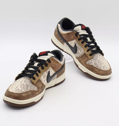 Fj5434-120 Nike Dunk Low Head 2 Head Cojp Natural Black Ale Brown Pecan