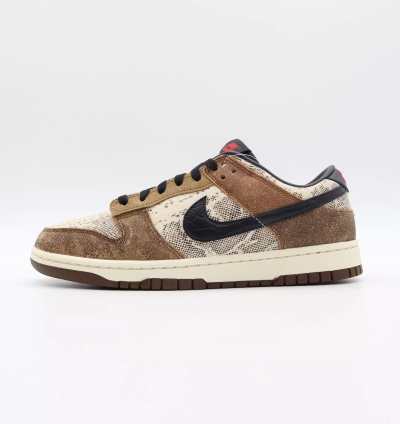 Fj5434-120 Nike Dunk Low Head 2 Head Cojp Natural Black Ale Brown Pecan