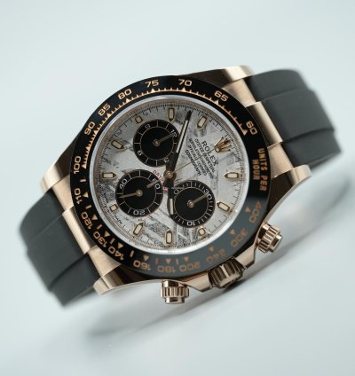 Rolex Daytona 18ct Rose Gold Meteorite Dial Discontinued 2023 Unworn 116515ln