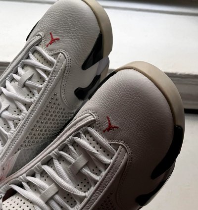 Supreme Jordan 14 Black White Red